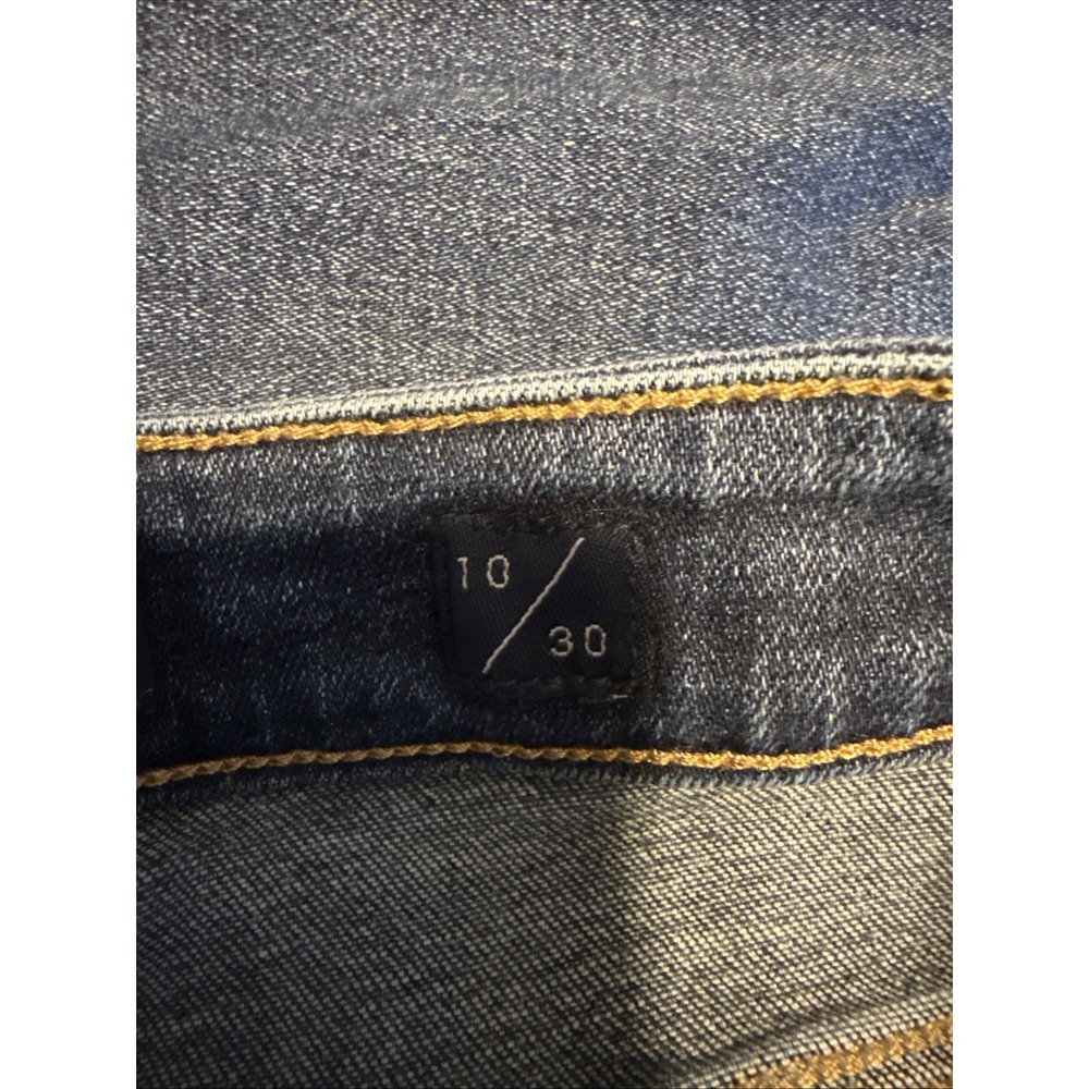 Lucky Brand Jeans Womens 10/30 Blue Low Rise Lolita Skinny‎ Dark Wash Raw Hem - Picture 8 of 10